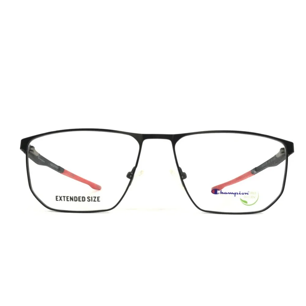 Champion Eyeglasses Frames PROPELX 100 C01 Matte Black Rectangle 59-17-145